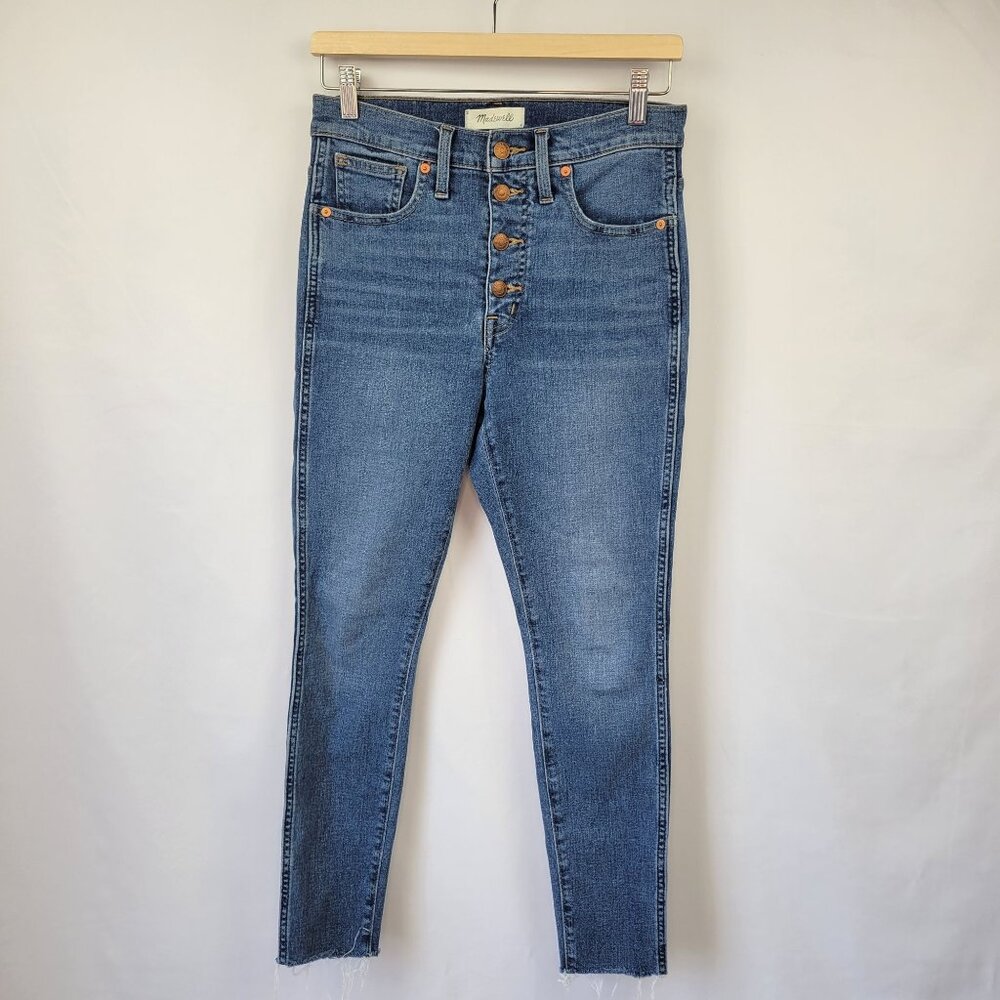 Madewell High-Rise Button Fly Skinny Jeans Size 27P